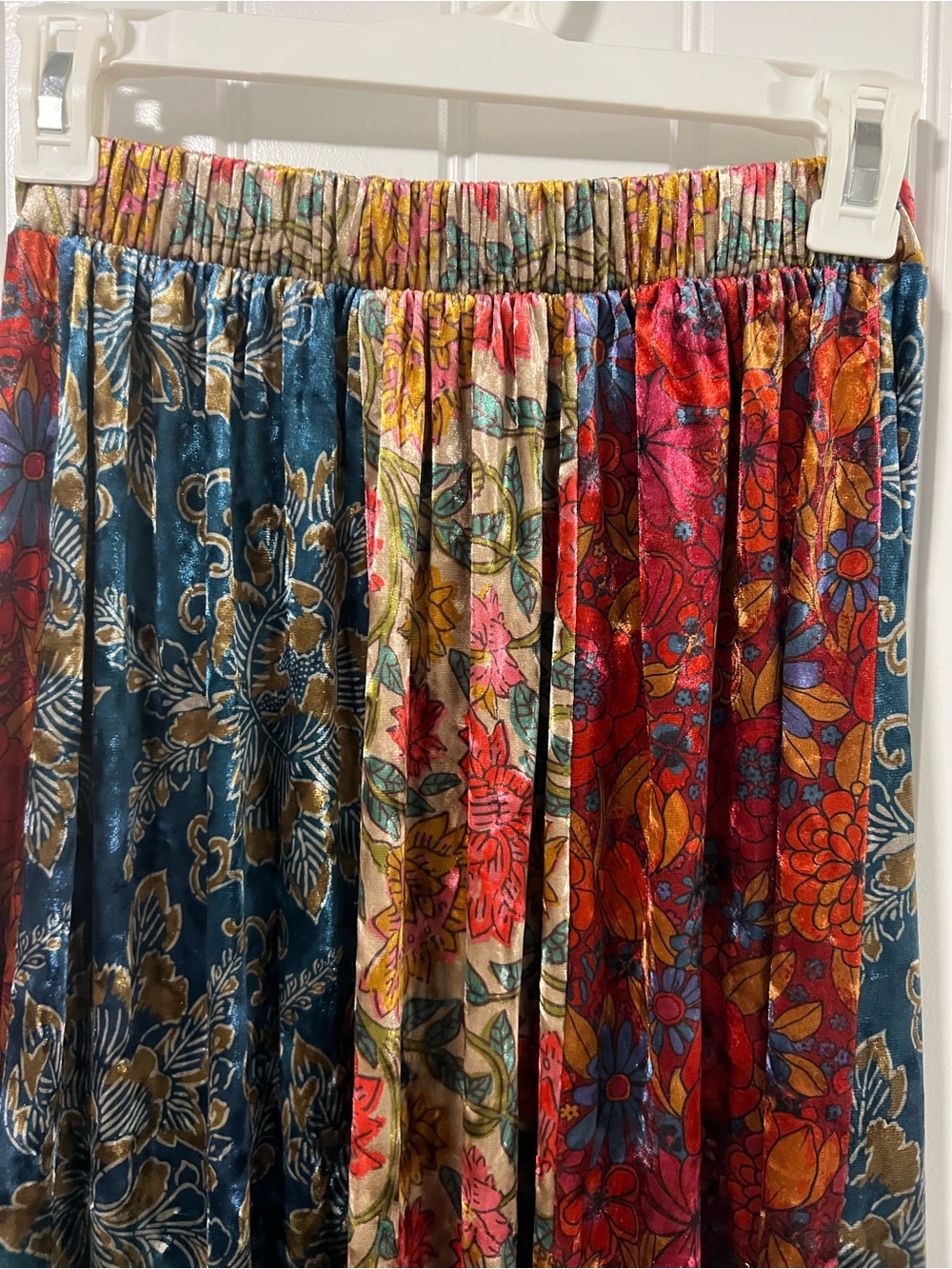 NWT Natural Life Velvet Boho Maxi Skirt XS - Picture 5 of 5